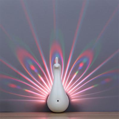 YWXLight 5V USB aangedreven Peacock LED nachtlampje