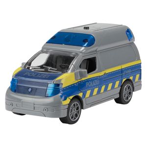 Toi-Toys Cars & trucks frictie politiebusje (de) met licht en geluid