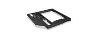 ICY BOX IB-AC649 inbouwframe Adapter voor 2,5" HDD/SSD in laptop DVD bay - thumbnail