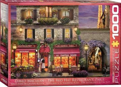 The Red Hat Restaurant Paris Puzzel 1000 Stukjes