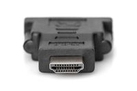 Digitus AK-330505-000-S HDMI / DVI Adapter [1x HDMI-stekker - 1x DVI-bus 24+5-polig] Zwart - thumbnail