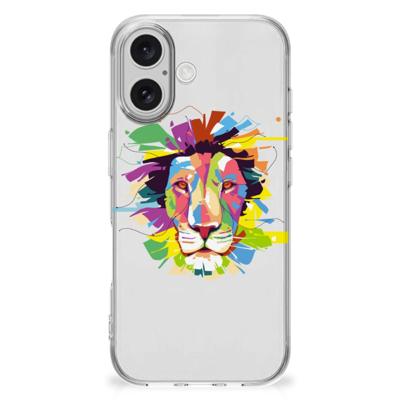 iPhone 16 Telefoonhoesje met Naam Lion Color iPhone 16 Telefoonhoesje met Naam Lion Color