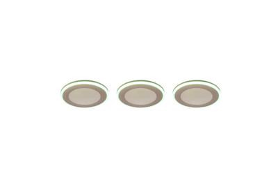 Trio Witte inbouwspotsArgus set van 3 - 653610331