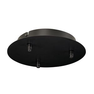 FITU drievoudig rozet zwart plafond
