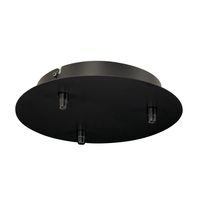 FITU drievoudig rozet zwart plafond