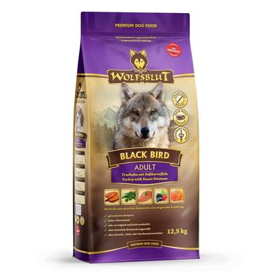 WOLFSBLUT Black Bird Turkey - droog hondenvoer - 12,5kg