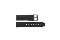 Horlogeband Tissot T600047413 / T1354173705101A Leder Zwart 22mm
