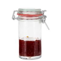 Weckpot/inmaakpot - glas - 250 ml - met beugelsluiting - transparant