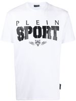 Plein Sport t-shirt à logo imprimé - Blanc