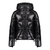 Geisha winter jas meisjes - zwart - boxy