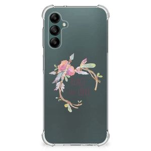 Samsung Galaxy A14 5G/4G Stevig Bumper Hoesje Boho Text