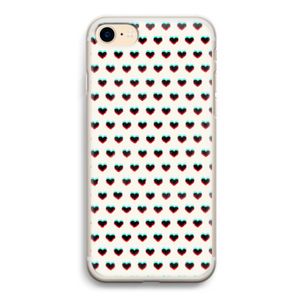 Hartjes: iPhone 7 Transparant Hoesje