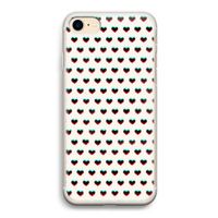 Hartjes: iPhone 7 Transparant Hoesje