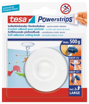 tesa POWERSTRIPS® Plafondhaken Wit Inhoud: 1 stuk(s)