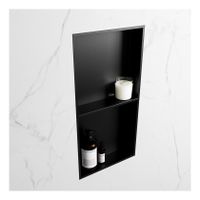 Wandnis Solid Surface Easy | In- en opbouw | 30x60x8 cm | 2 vakken | Urban