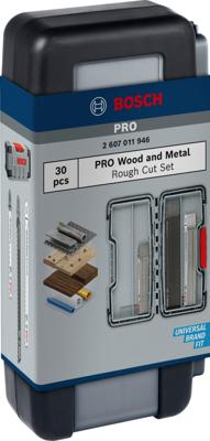 Bosch Accessoires PRO Wood and Metal Rough Cut set | 100 mm | 30-delig - 2607011946
