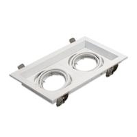 LED-inbouwspot Casa wit dubbele GU10