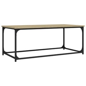 The Living Store Salontafel Sonoma Eiken - 102 x 50 x 40 cm - Klassiek design