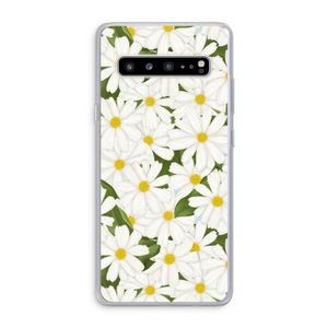Summer Daisies: Samsung Galaxy S10 5G Transparant Hoesje