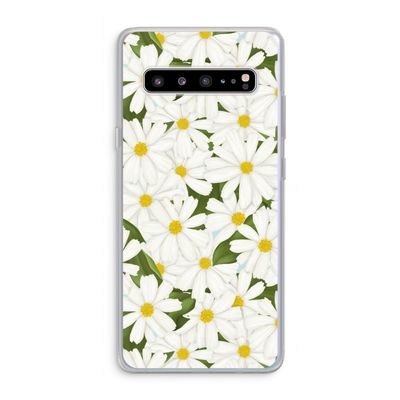 Summer Daisies: Samsung Galaxy S10 5G Transparant Hoesje