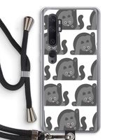 Cats: Xiaomi Mi Note 10 Pro Transparant Hoesje met koord