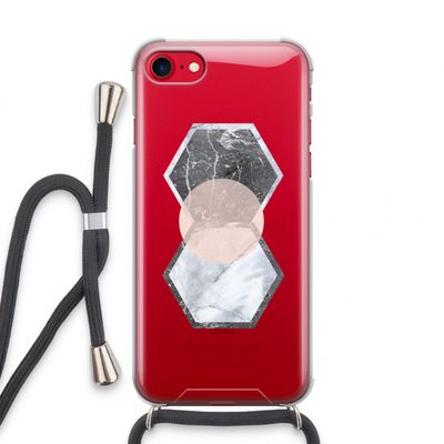 Creatieve toets: iPhone SE 2020 Transparant Hoesje met koord