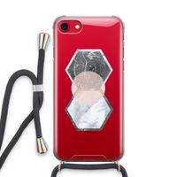 Creatieve toets: iPhone SE 2020 Transparant Hoesje met koord