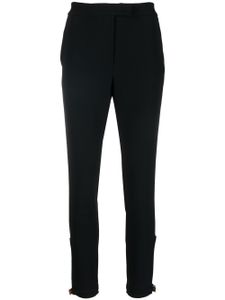 Blumarine pantalon slim à chevilles à boucle - Noir