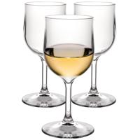 MPDrink Wijnglas Tulp - 6x - SAN kunststof - 25 cl - onbreekbaar - herbruikbaar - wijnglazen