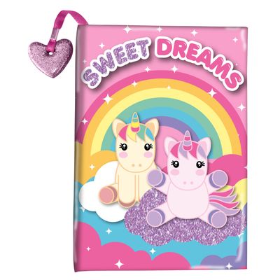 Sweet Dreams dagboek eenhoorns/unicorns met glitter - Dagboeken Sweet Dreams dagboek eenhoorns/unicorns met glitter - Dagboeken
