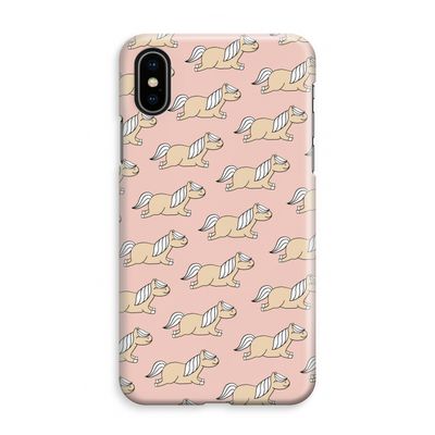 Ponys: iPhone XS Max Volledig Geprint Hoesje