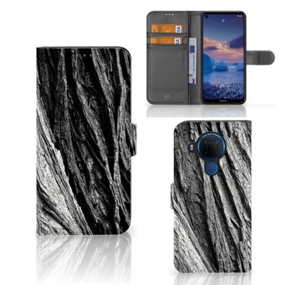 Book Style Case Nokia 5.4 Boomschors Grijs