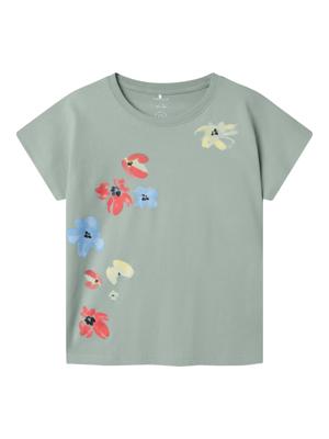 Name it zomer top meisjes - blauw grijs - Nkffabiala