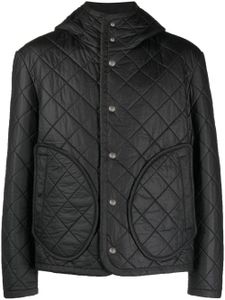 Craig Green diamond-quilted hooded jacket - Noir