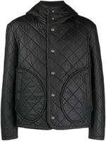 Craig Green diamond-quilted hooded jacket - Noir - thumbnail