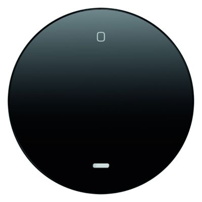 Berker wip met lens en opdrul O R1-R3 zwart 16242045
