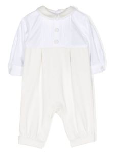 Dolce & Gabbana Kids barboteuse à design à empiècements - Blanc