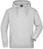 James & Nicholson JN047 Hooded Sweat - Grey-Heather - M