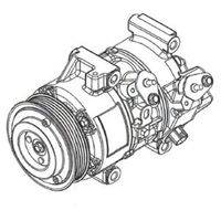 Delphi Diesel Airco compressor CS20495