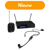 Shure SLXD14+E/SM35 Draadloze SM35 headsetmicrofoon set