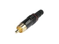 HICON RCA plug HI-CM06-RED - thumbnail