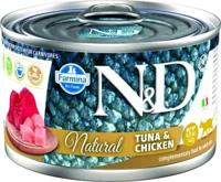 FARMINA N&D Cat Natural Tuna&Chicken- natvoer voor katten - 140 g