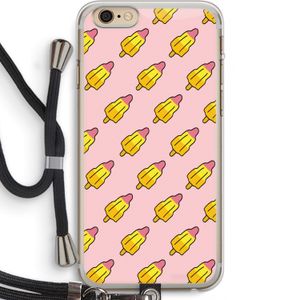 Waterijsjes: iPhone 6 PLUS / 6S PLUS Transparant Hoesje met koord