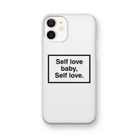 Self love: iPhone 12 mini Transparant Hoesje