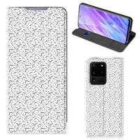 Samsung Galaxy S20 Ultra | Hoesje met Magneet | Stripes Dots