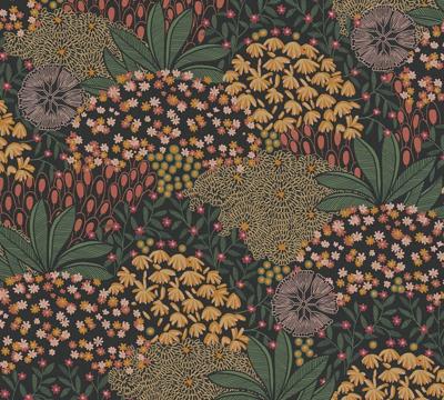 AS Creation Nara - Bruin - Floral - 387403