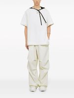 Jil Sander pleated wide-leg trousers - Blanc - thumbnail