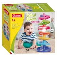 Quercetti spiraal ballentoren met lichtgevende bal, 10dlg.