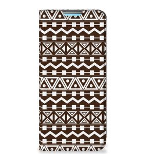 Xiaomi Redmi 10 Hoesje met Magneet Aztec Brown