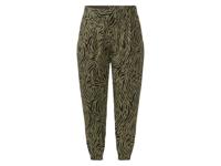 esmara Dames broek (XL (48/50), Groen/print)